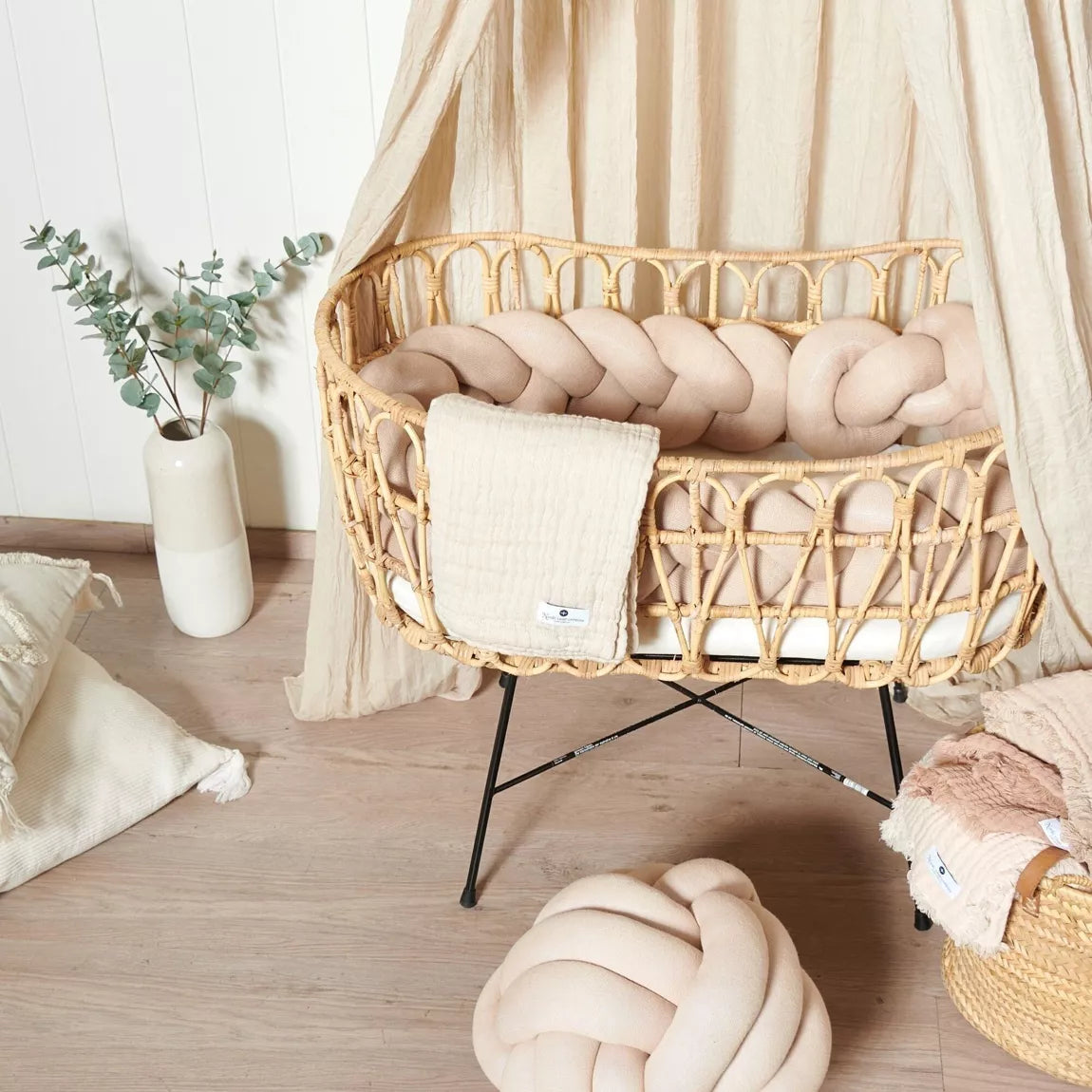Bed snake braided knit - Sand