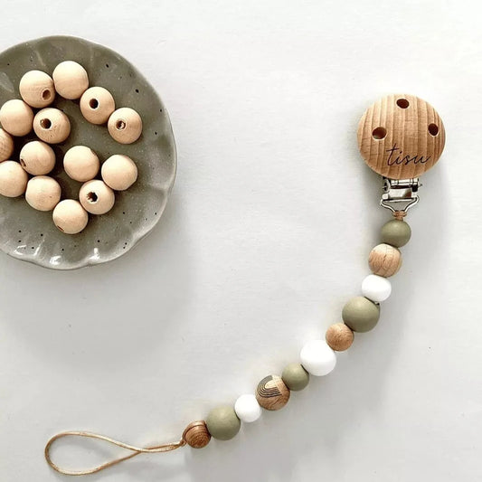 TISU pacifier clip Sage Green