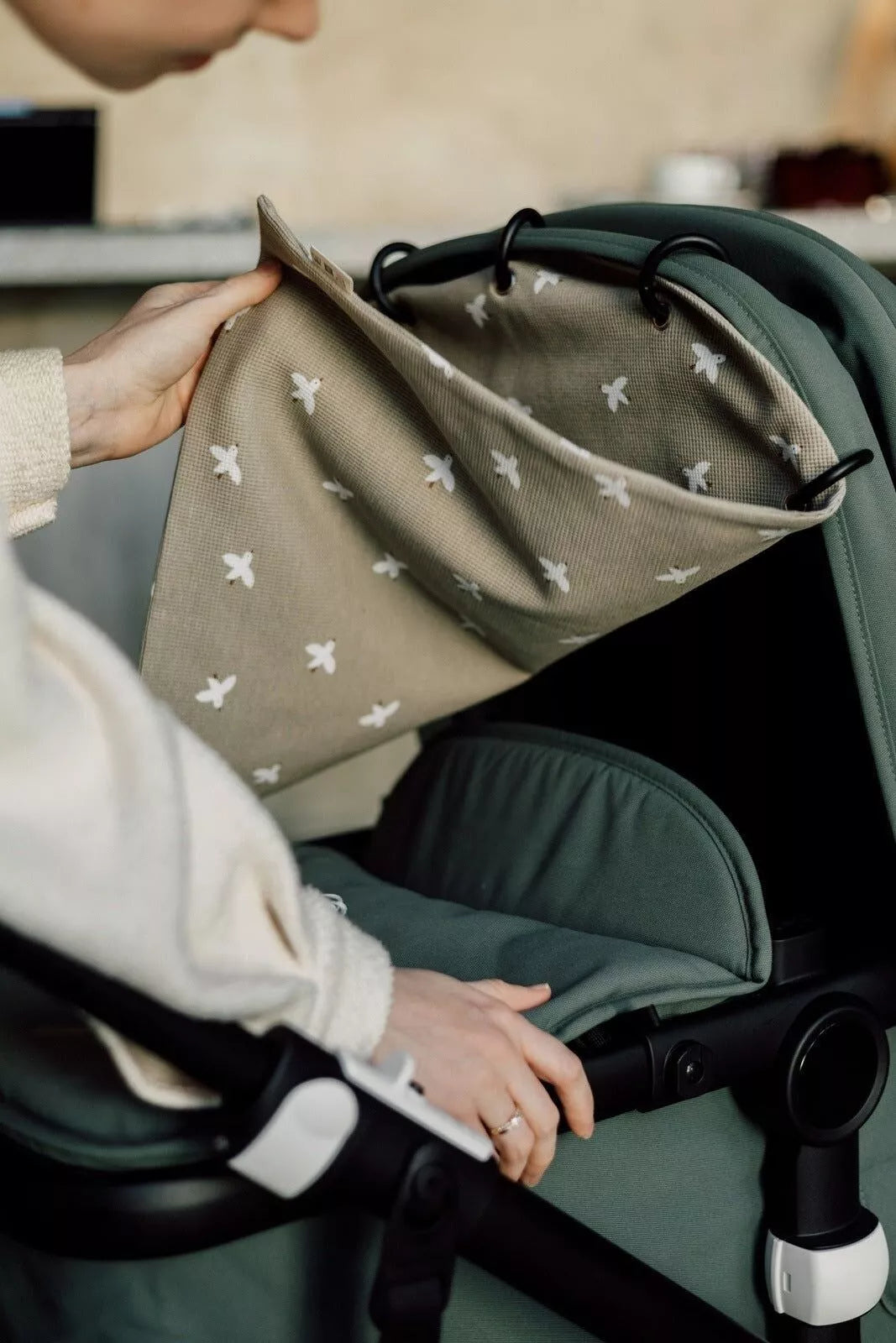 Stroller cover, Sandy Nude