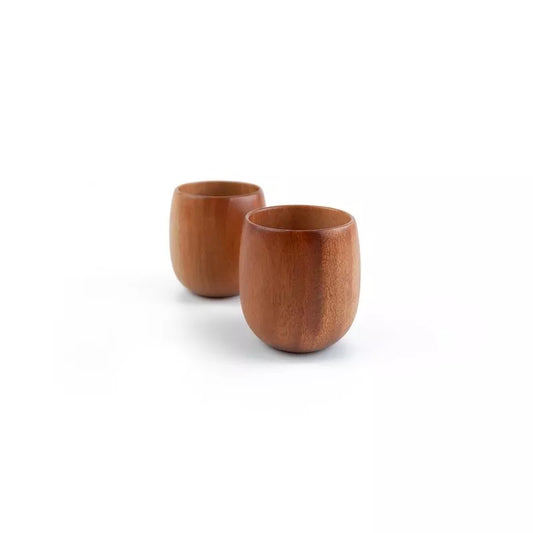 Khaya wood kids drinking Cup