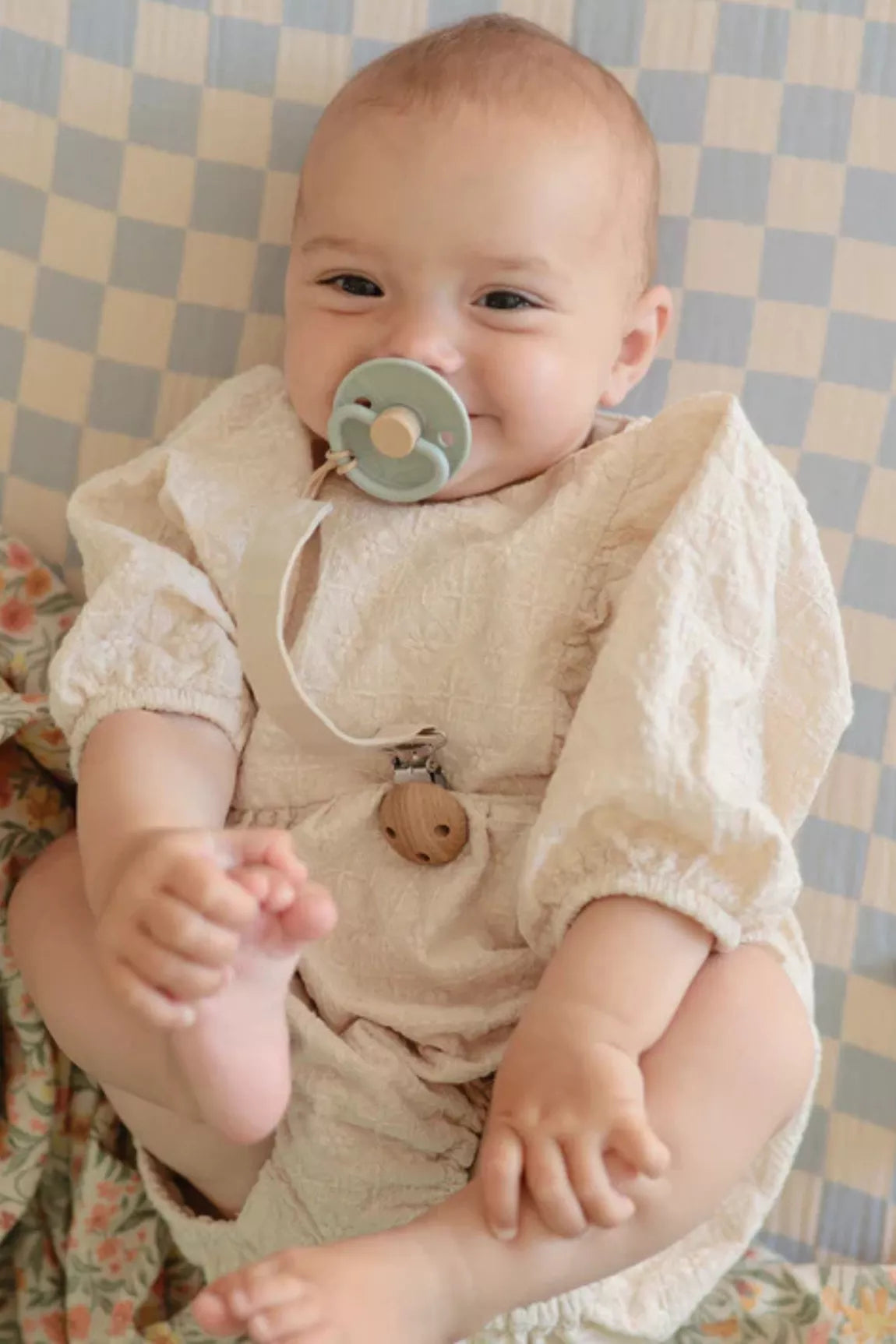 FRIGG Little Viking pacifier Sage