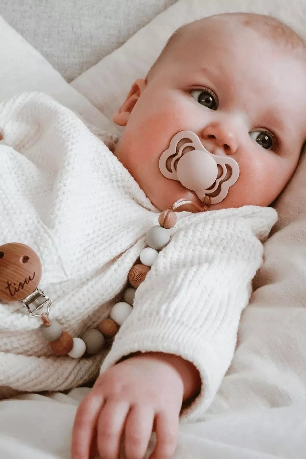 TISU pacifier clip Sage Green