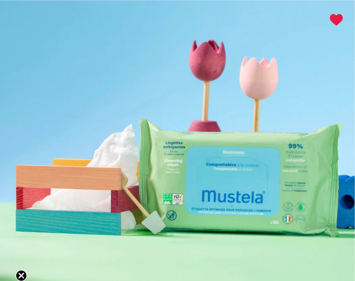 Mustela Avocado Bio Wipes